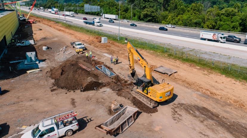 Erdarbeiten Maschinen