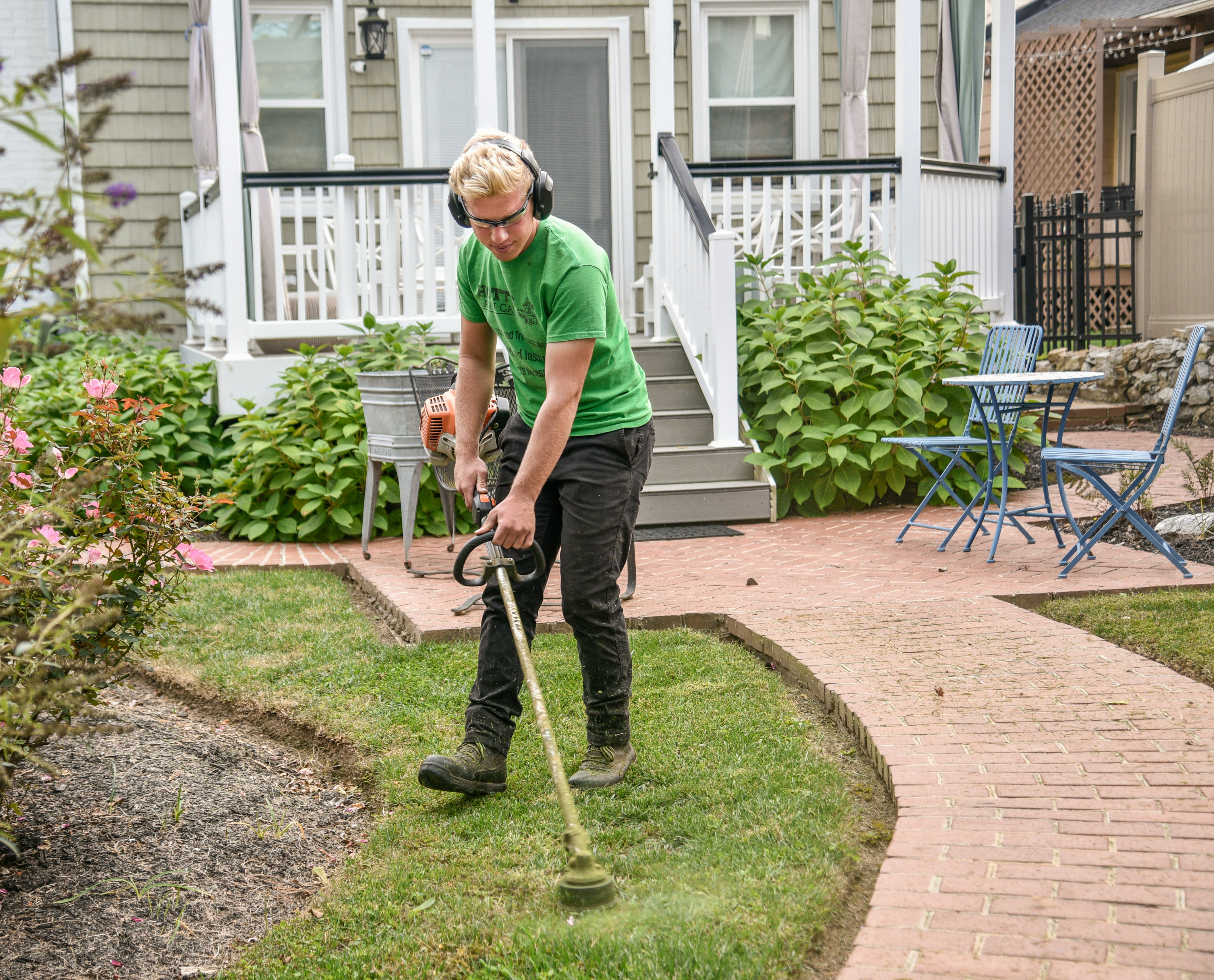 Team member working